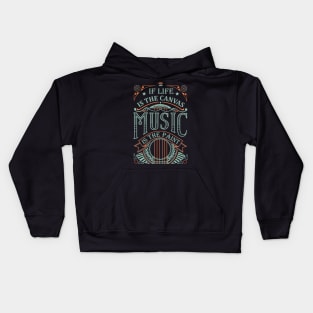 Musically shirt | music guitar shirt | music quote Kids Hoodie